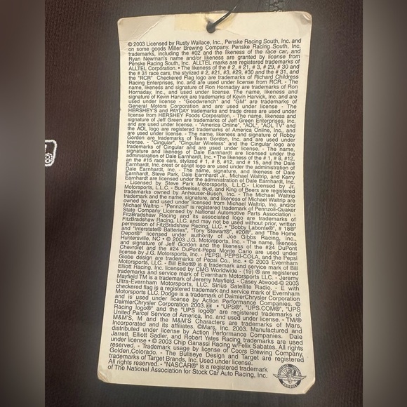 Chase Authentics NASCAR UPS Mens Size M Winston Cup Quarter Zip Shirt Brown - Picture 11 of 15